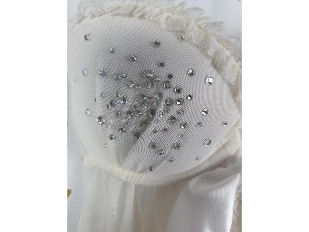 Victorias Secret SEXY LITTLE THINGS Bling Studded Babydoll Nightie Sheer 34B - Picture 3 of 7